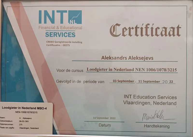 Professionele certificering en kwalificaties